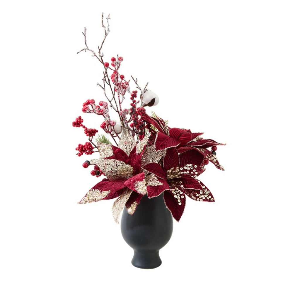 Fiore di Natale Fiore artificiale rosso.