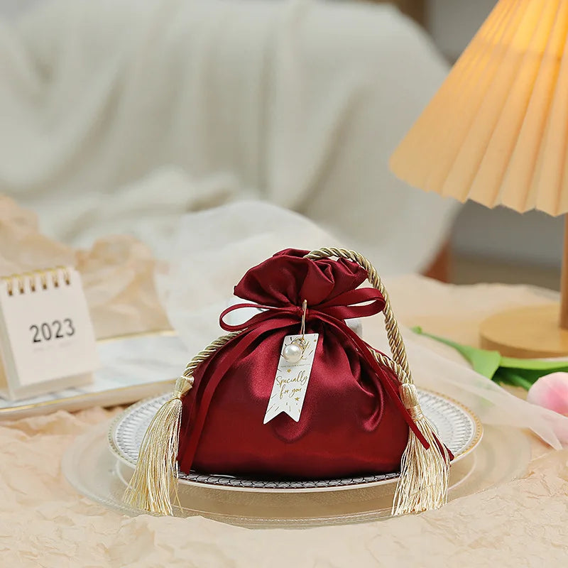 Luxury Packing Drawstring Velvet Pouch Sachet Gift.