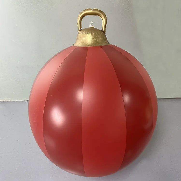 Palline di Natale - Gonfiabili da 60 cm in PVC per esterni.