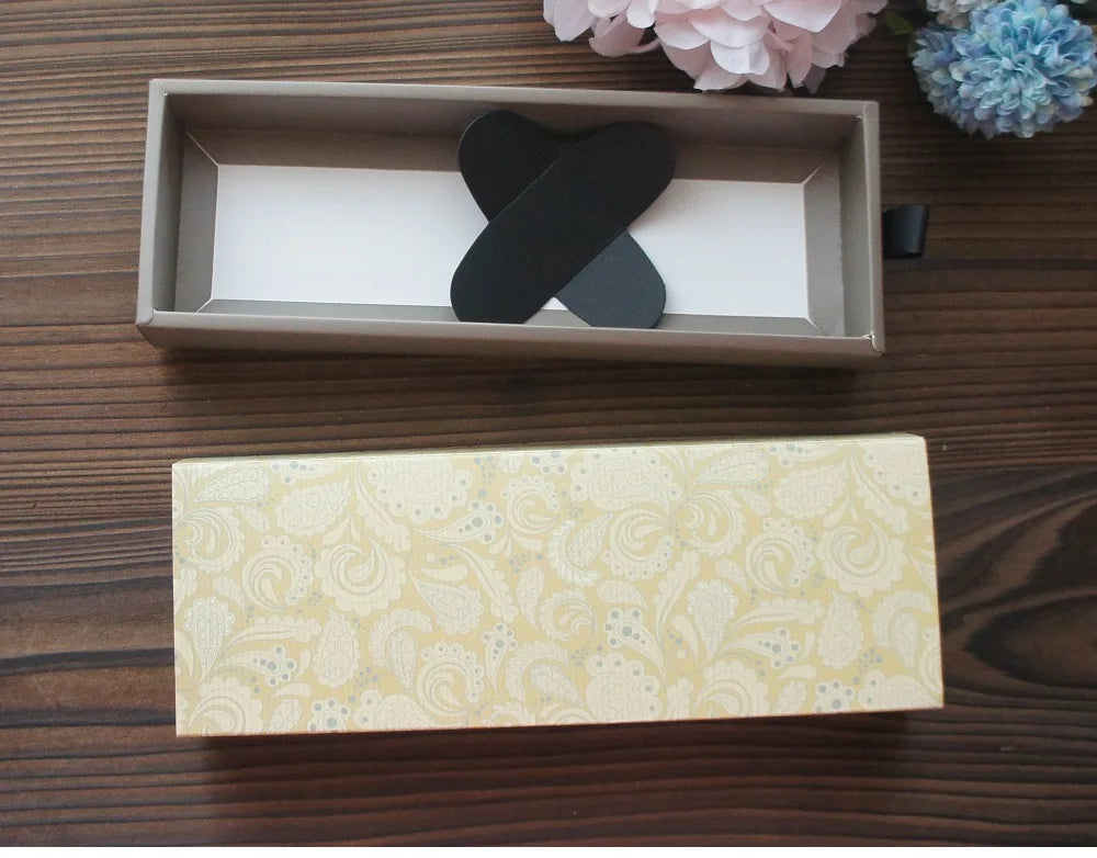 Elegant Blue Yellow Flower Pattern 3 Size 10 Set Gifts Packing