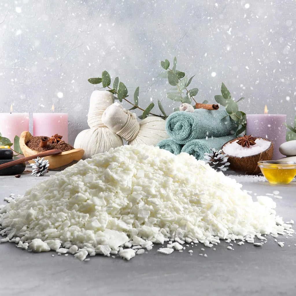 Cera di soia 100% granulare 1 kg materiale per candele profumate naturali