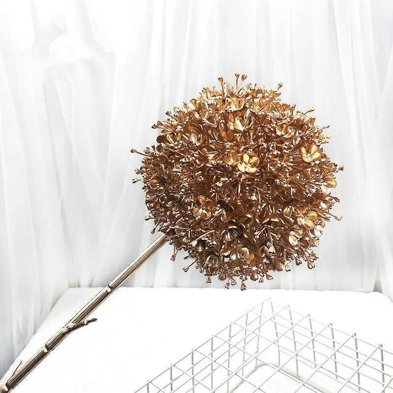 Grande ramo artificiale di cipolla colorata per sala da matrimonio, floreale, 75 cm.