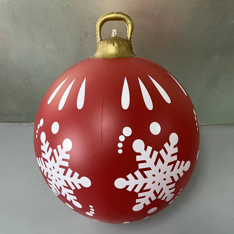 Palline di Natale - Gonfiabili da 60 cm in PVC per esterni.