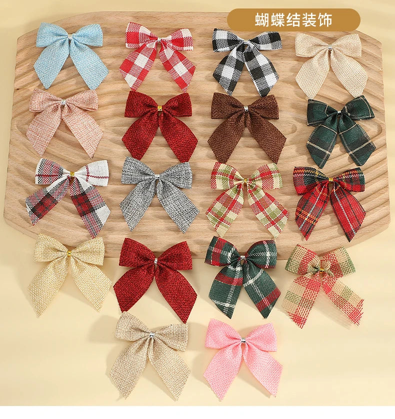 Fiocchi di Natale Fiocchi rossi dorati.