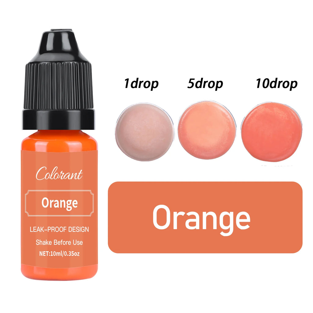 Pigmento colorante per candele, liquido per aromaterapia, 10 ml