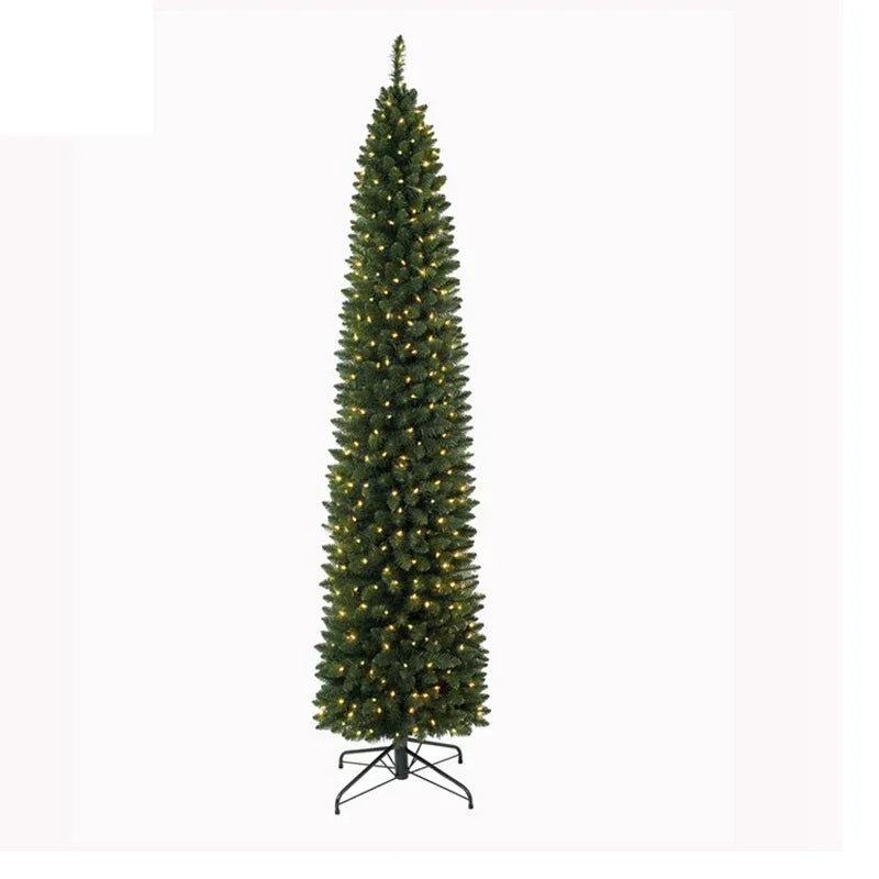 Albero di Natale di lusso 2025, decorazioni per la casa, grandi ornamenti per l'atmosfera natalizia, albero di Natale 150/180/210 cm
