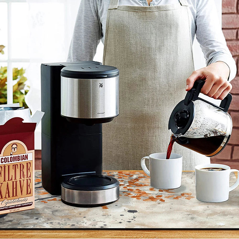 Grande tappetino assorbente da cucina con foglie autunnali, tappetino per asciugare i piatti