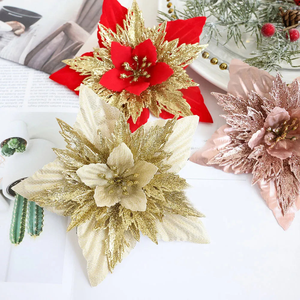 Accessori per ghirlande artificiali di fiori di Natale 1 pz