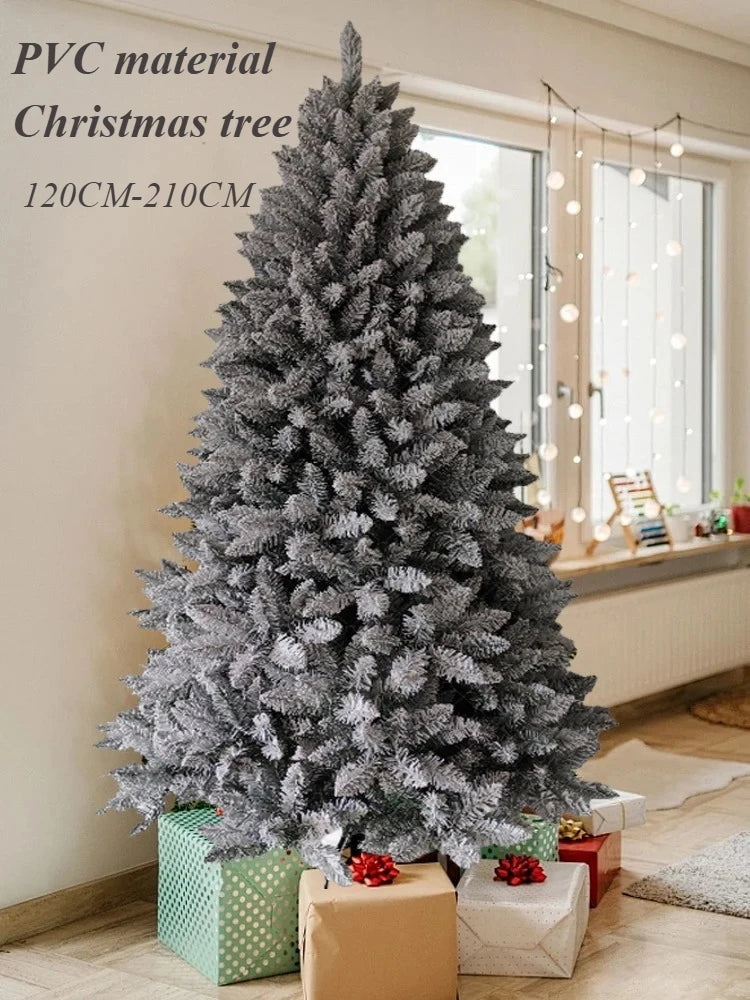 Albero di Natale artificiale 120CM-210CM Grande decorazione d'atmosfera in PVC.
