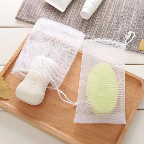 1–20 Stück Seifenschaumnetz, tragbarer Netzbeutel für Bad/Dusche, Peeling-Duschgel, langlebig, umweltfreundlich, wiederverwendbar, Reisegrößen-Set