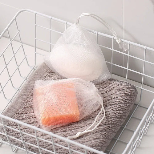 1–20 Stück Seifenschaumnetz, tragbarer Netzbeutel für Bad/Dusche, Peeling-Duschgel, langlebig, umweltfreundlich, wiederverwendbar, Reisegrößen-Set