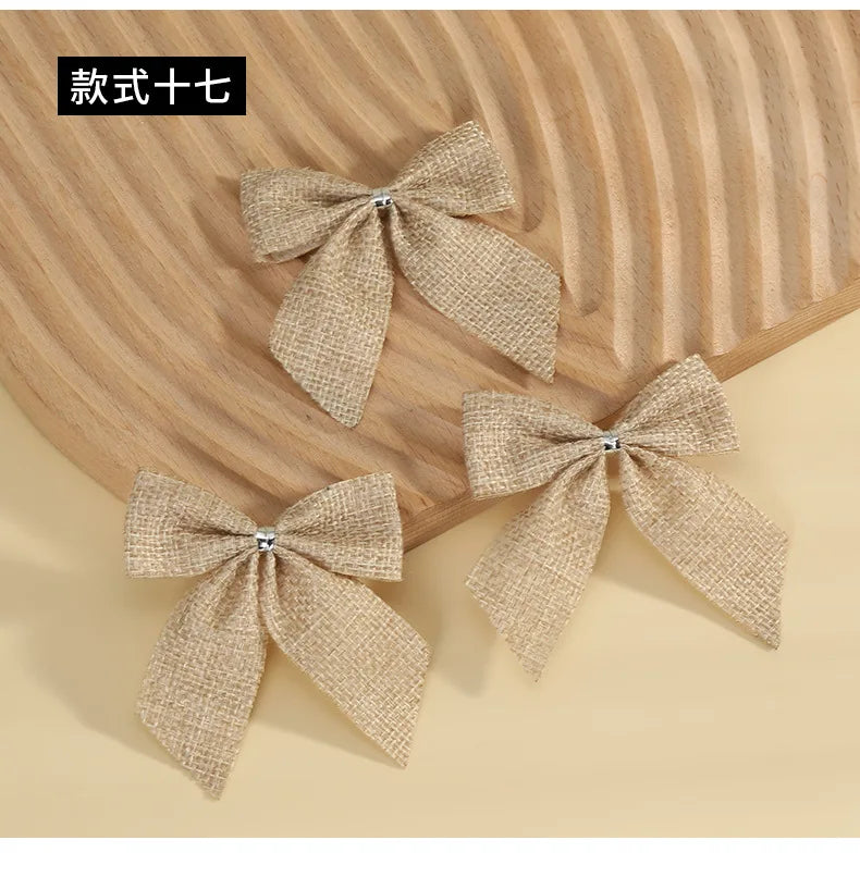 Fiocchi di Natale Fiocchi rossi dorati.