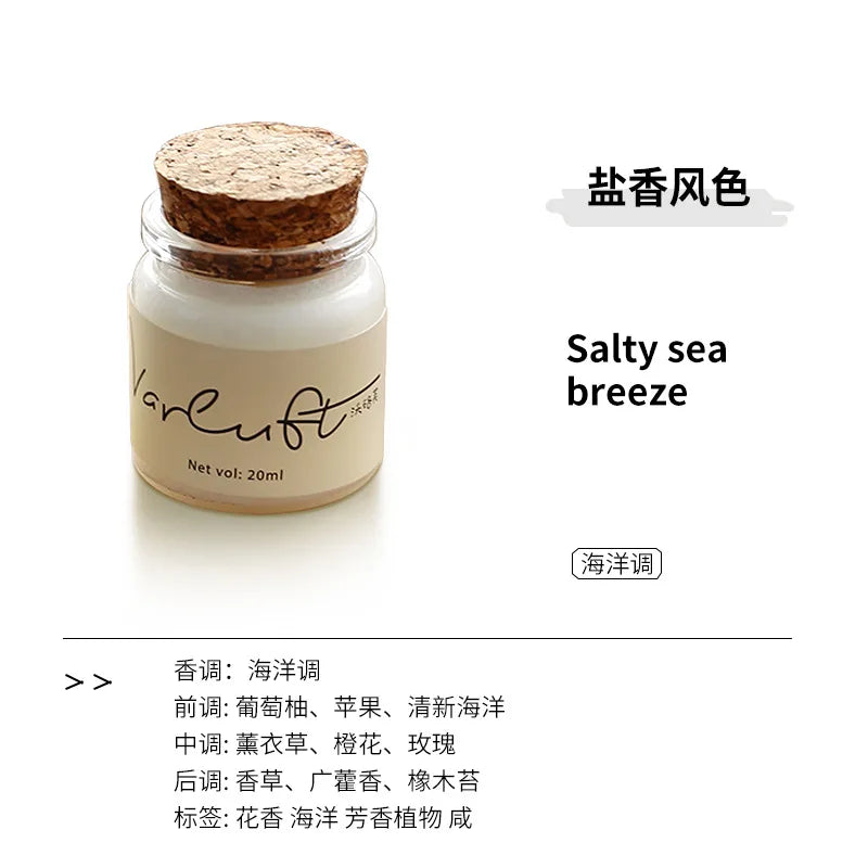 Candela di cera di soia per aromaterapia in formato mini.