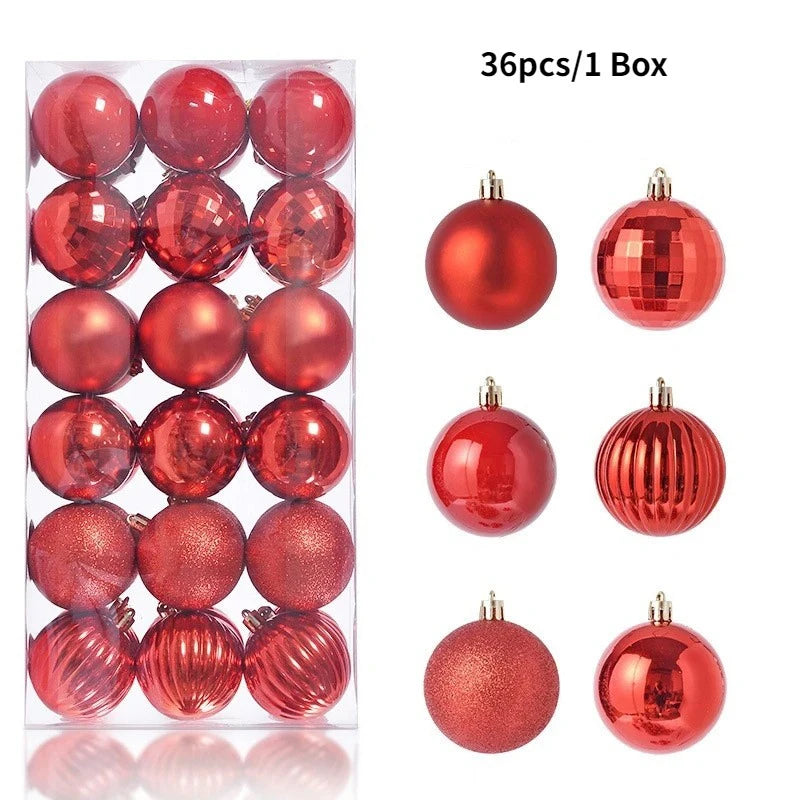 Palline di Natale 36 pezzi 3 cm Decorazione 2025 PREZZO ECCEZIONALE!