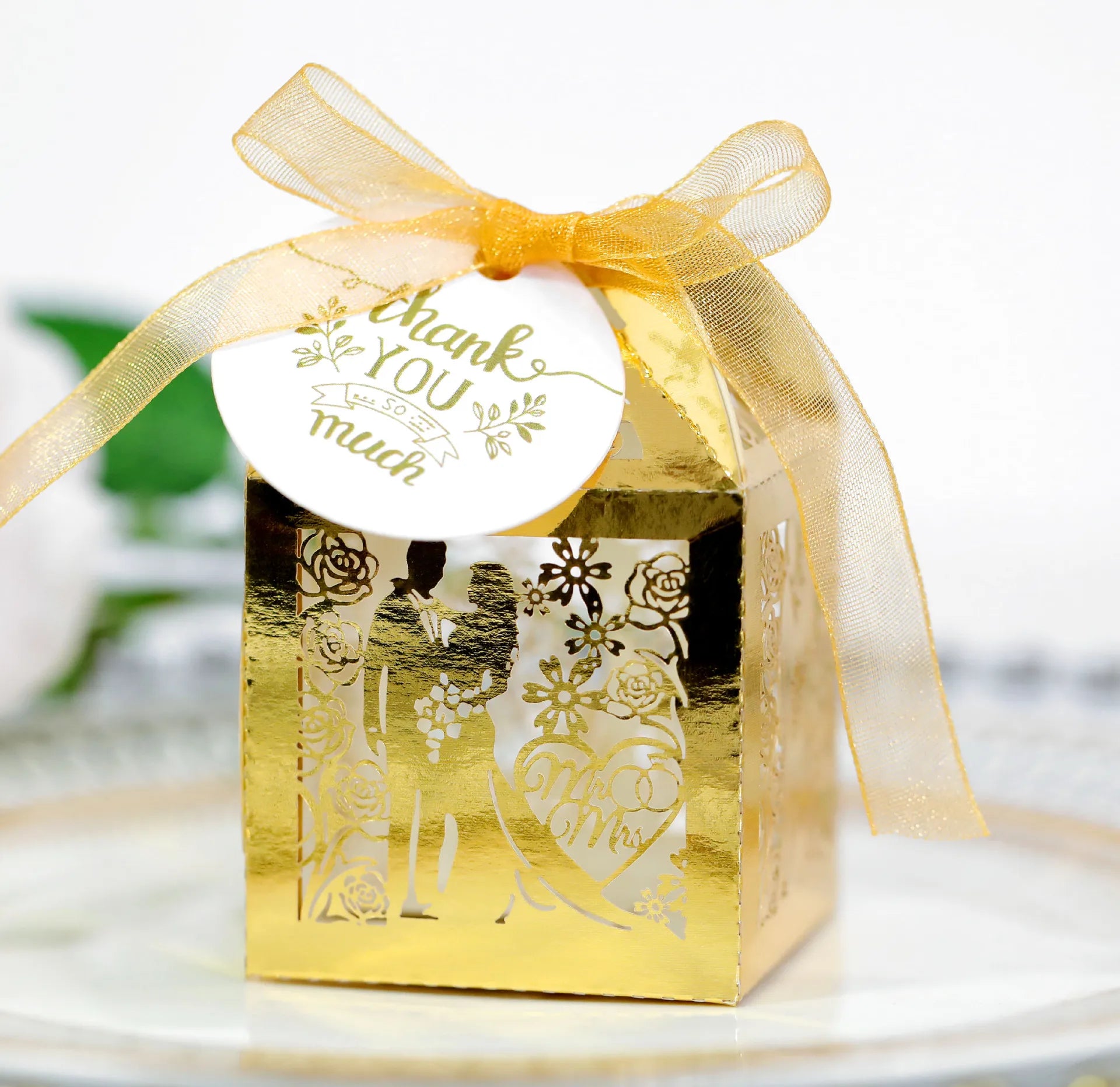 Scatole per caramelle per qualsiasi evento, scatola regalo con nastri