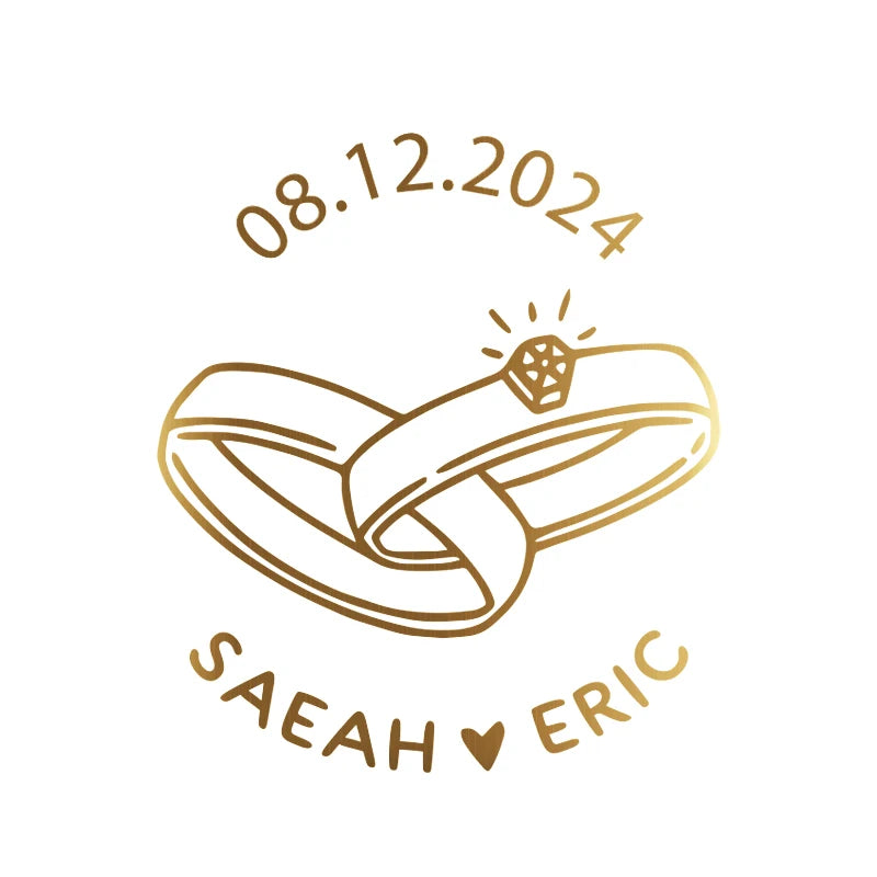 Etichette adesive trasparenti in lamina d'oro, ideali per tutti gli articoli di cancelleria per eventi.