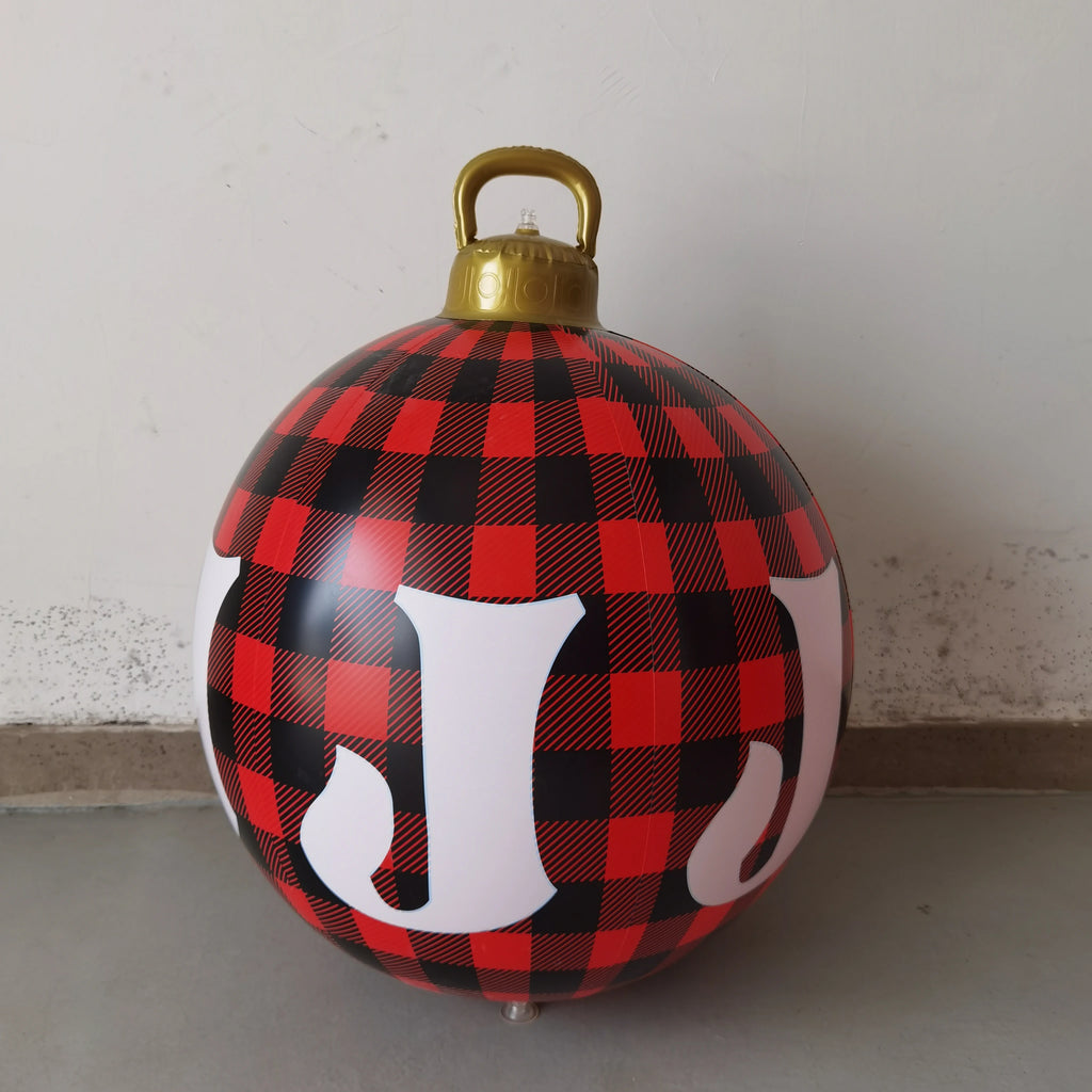 Palline di Natale - Gonfiabili da 60 cm in PVC per esterni.