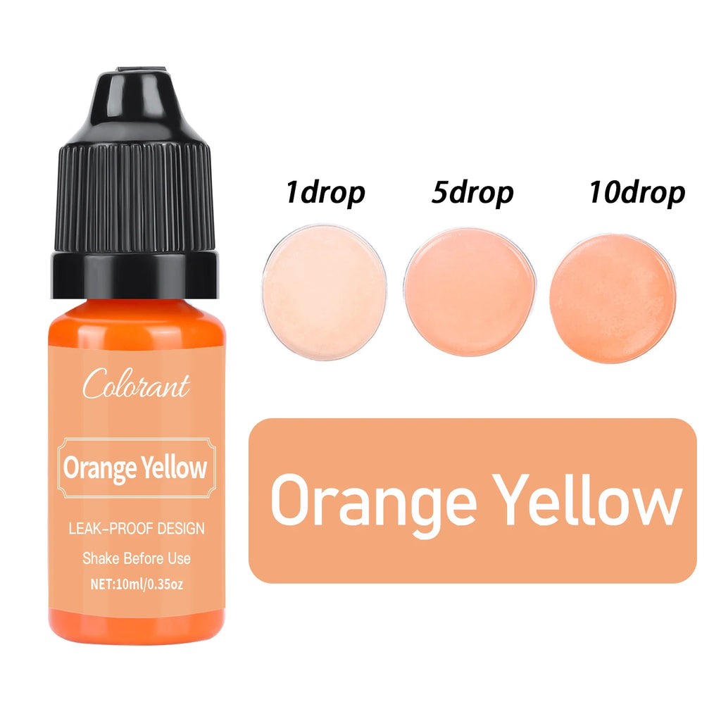 Pigmento colorante per candele, liquido per aromaterapia, 10 ml