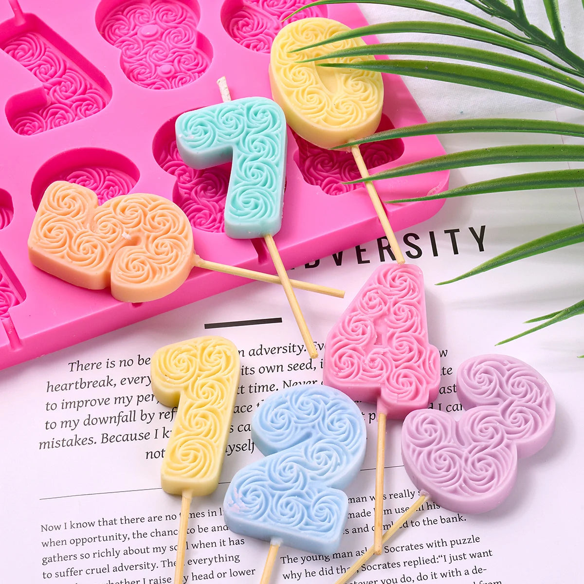 Forniture per la realizzazione di stampi per candele profumate a forma di rosa fatte a mano