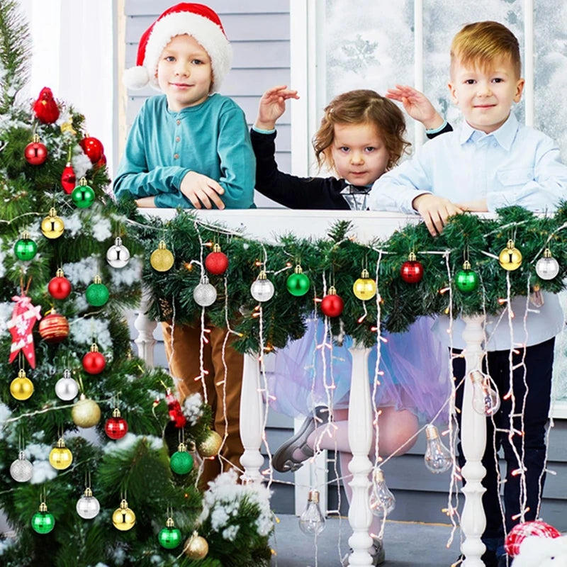 Palline di Natale 36 pezzi 3 cm Decorazione 2025 PREZZO ECCEZIONALE!