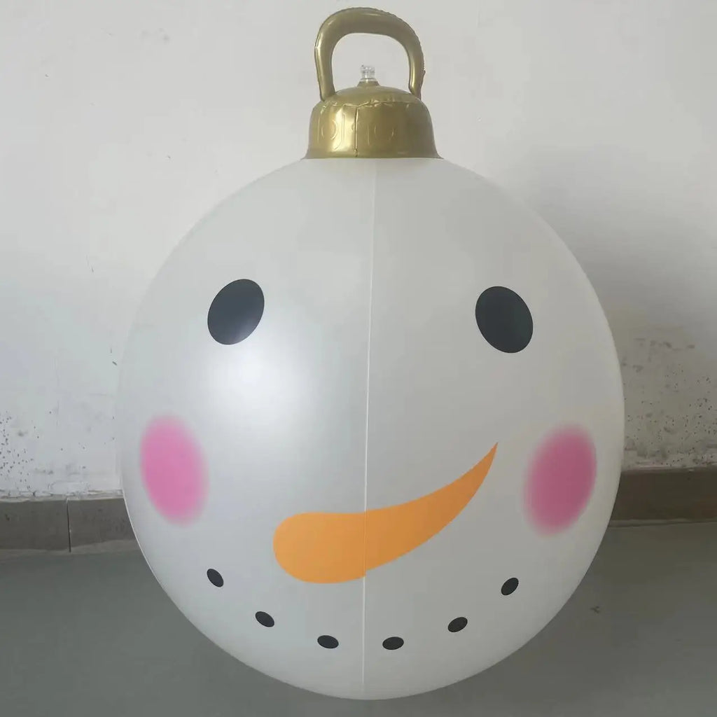 Palline di Natale - Gonfiabili da 60 cm in PVC per esterni.