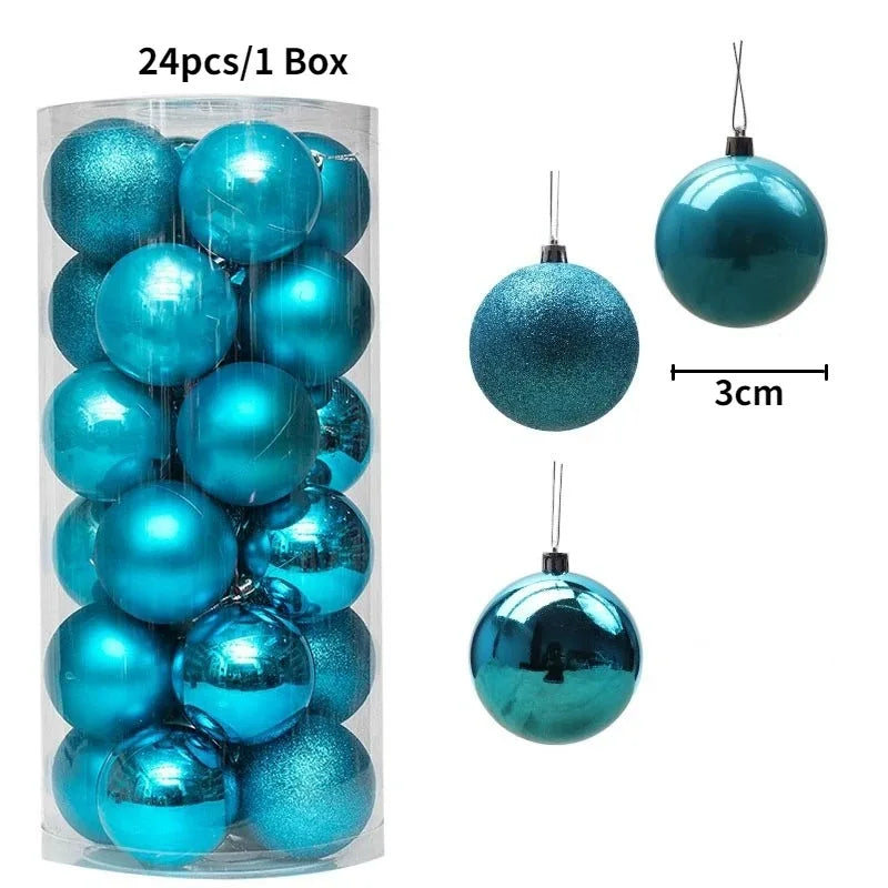 Palline di Natale 36 pezzi 3 cm Decorazione 2025 PREZZO ECCEZIONALE!