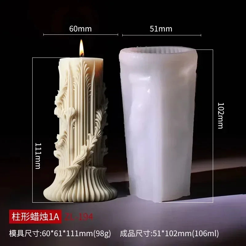 Grande stampo in silicone per candela a forma di rosa con fiore di peonia