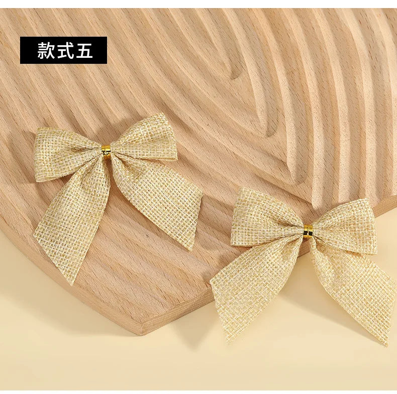 Fiocchi di Natale Fiocchi rossi dorati.