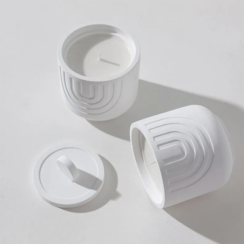 Candele profumate, fragranza romantica per l'aria.