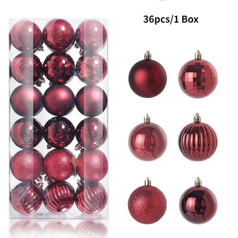Palline di Natale 36 pezzi 3 cm Decorazione 2025 PREZZO ECCEZIONALE!