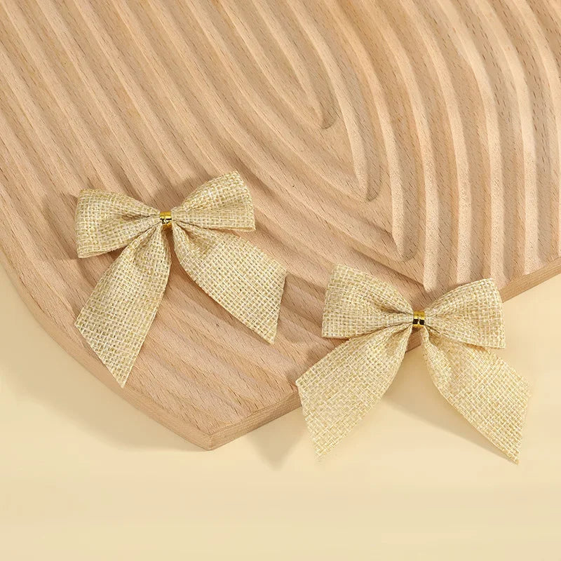 Fiocchi di Natale Fiocchi rossi dorati.