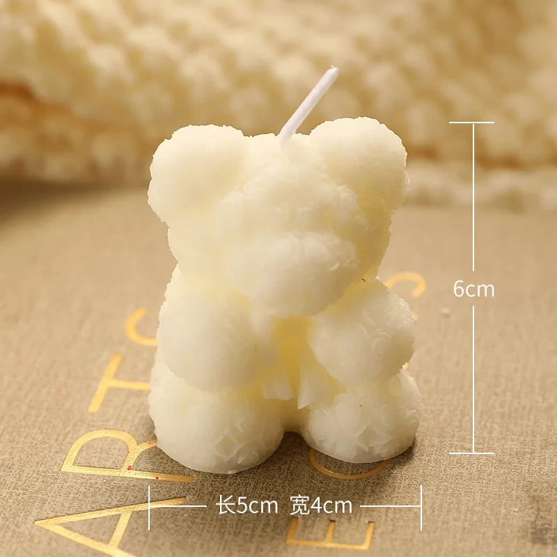 Candela Orsetto Rosa Aromaterapia Profumata Deliziosa.