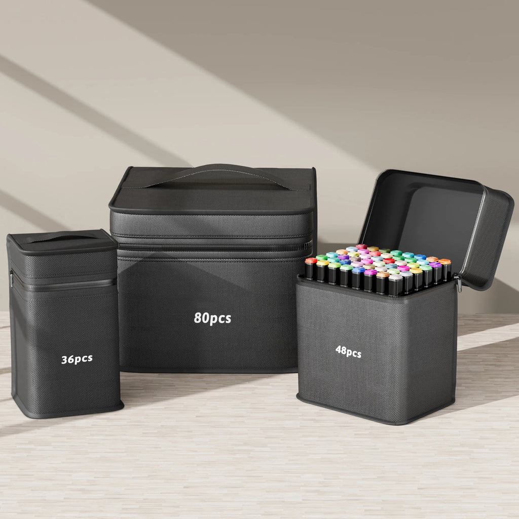 Pennarelli da disegno a doppia punta, pennarelli permanenti per schizzi artistici e alcolici.