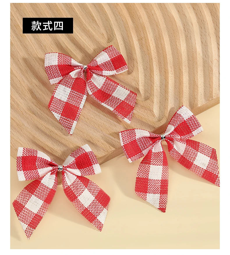 Fiocchi di Natale Fiocchi rossi dorati.