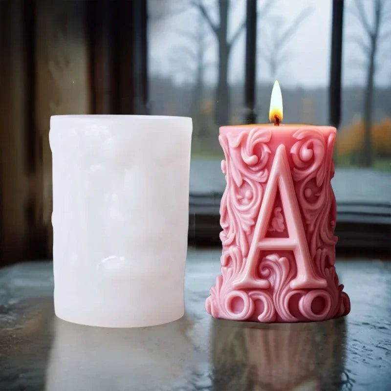 Grande stampo in silicone per candela a forma di rosa con fiore di peonia
