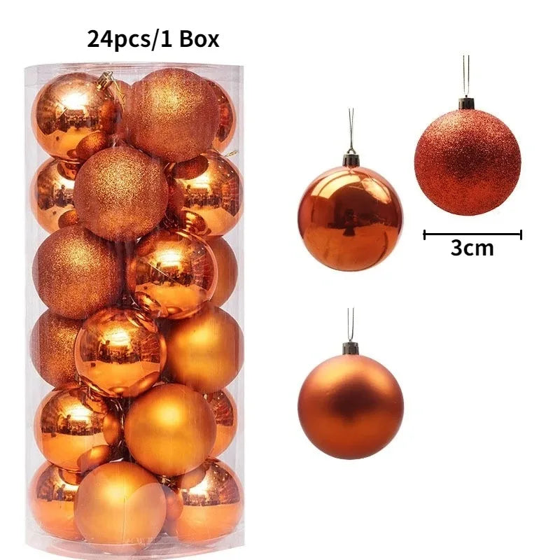 Palline di Natale 36 pezzi 3 cm Decorazione 2025 PREZZO ECCEZIONALE!