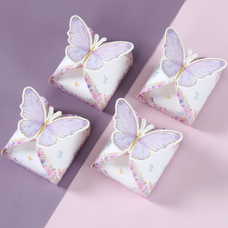 Geschenkbox Schmetterling Papierschnitt 