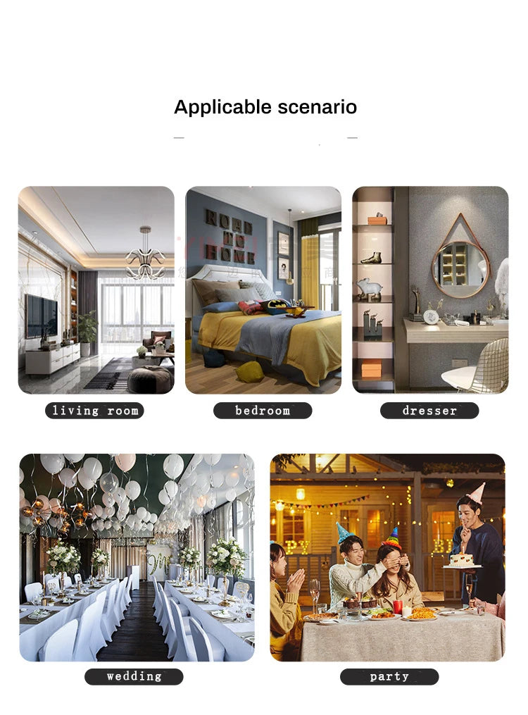 Vassoio rotondo in cristallo con specchio, vassoio da portata di lusso