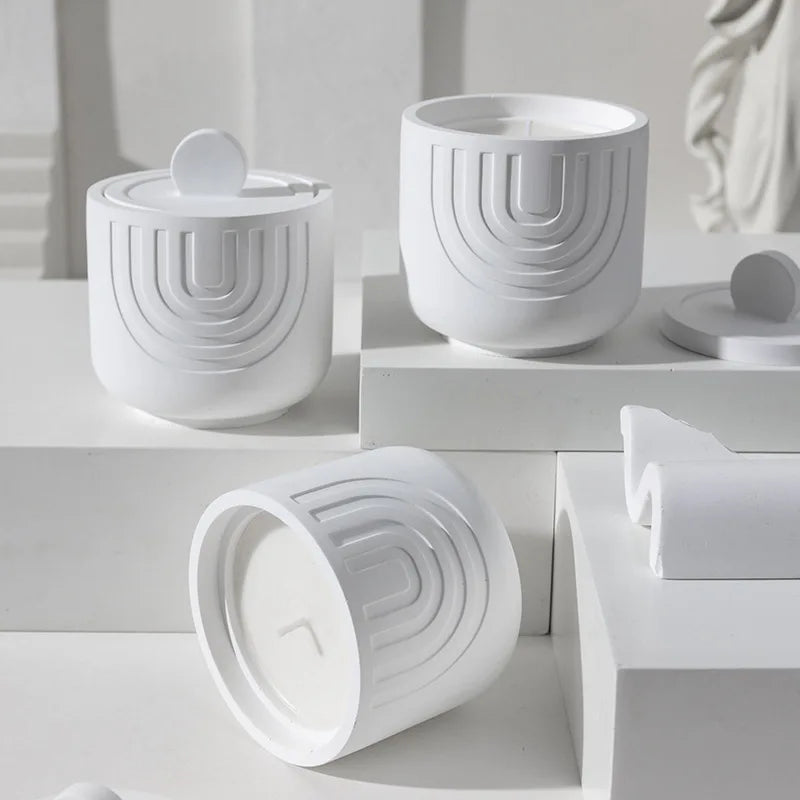 Candele profumate, fragranza romantica per l'aria.