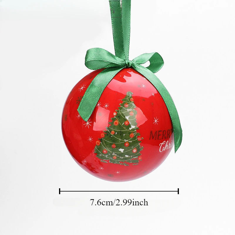 Ciondolo decorativo con palline di Natale per l'albero di Natale festivo.