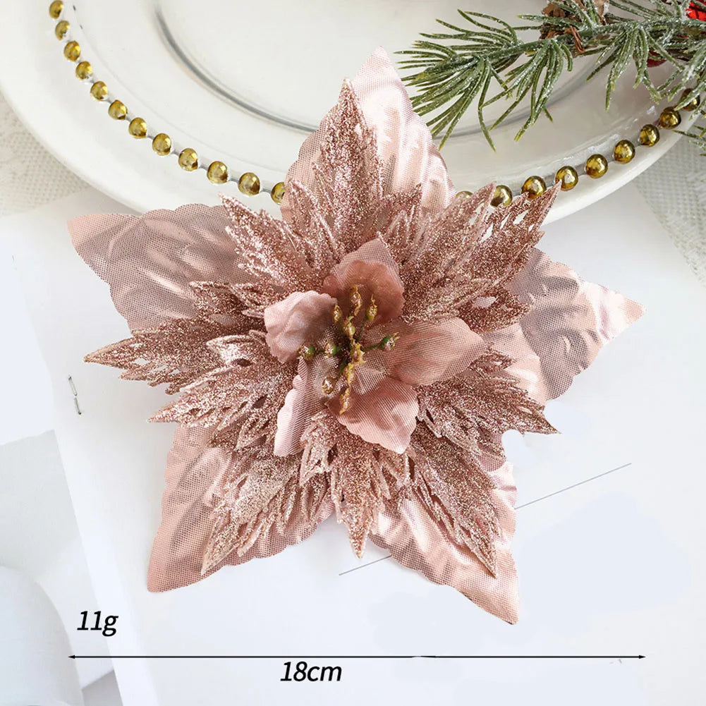 Accessori per ghirlande artificiali di fiori di Natale 1 pz