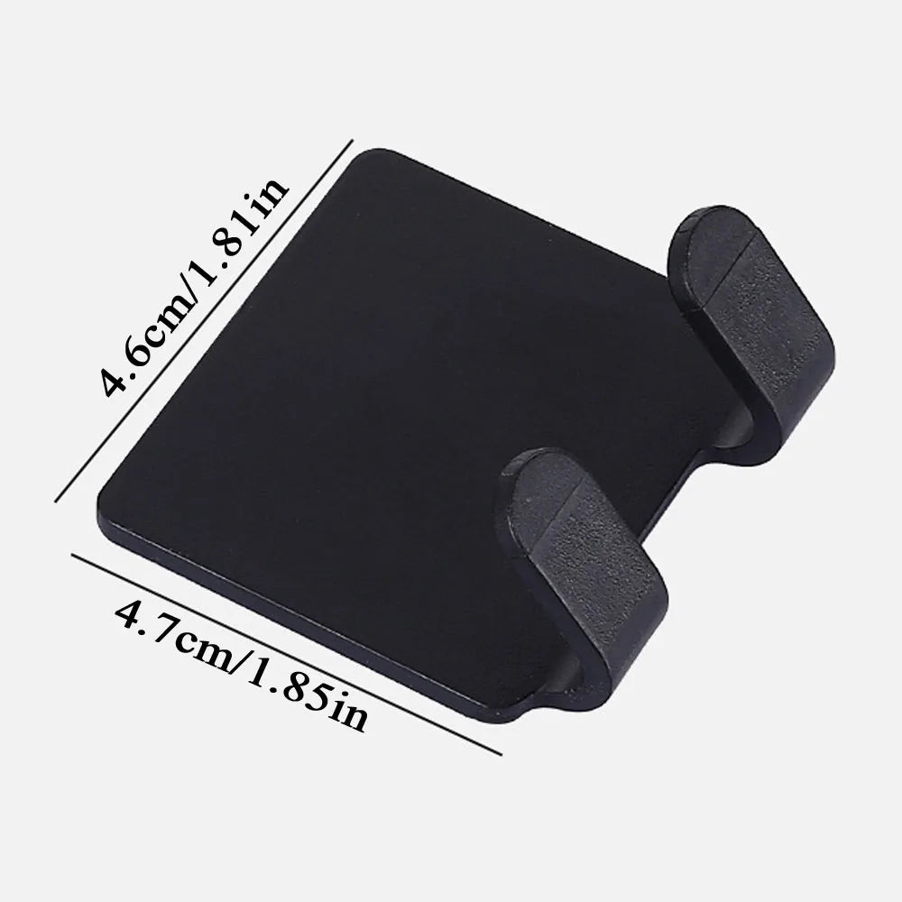 Supporto da parete per bagno, per gancio doccia, confezione da 2/4, adesivo