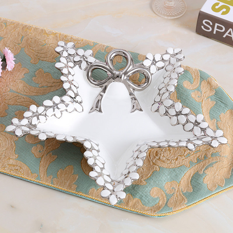 Piatto di frutta nordico leggero tavolino da salotto di lusso Home