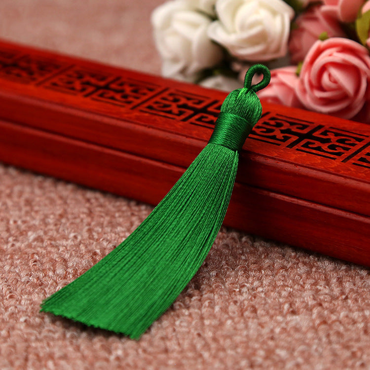 Bookmark Polyester Faux Ice Silk Coil Tassel Chinese Design