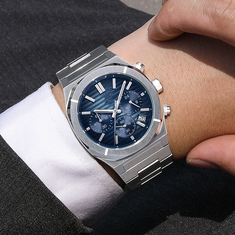 Orologio da uomo cronografo multifunzionale