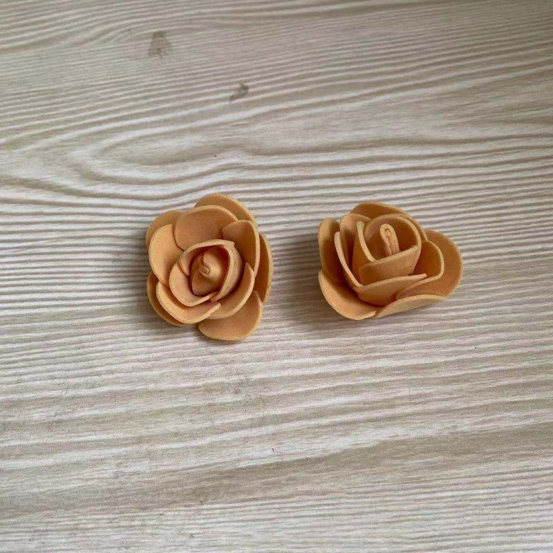 Diameter 3cm Foam Rose Artificial Flowers 500Pcs
