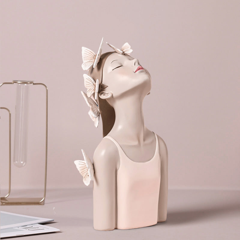 Bubble Girl Harz Ornamente Nordic Creative Home