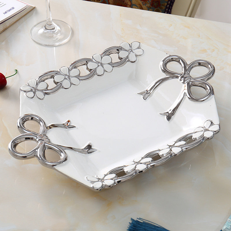 Piatto di frutta nordico leggero tavolino da salotto di lusso Home