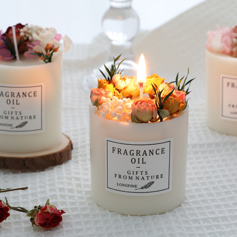 Fiori secchi Decor Candele romantiche