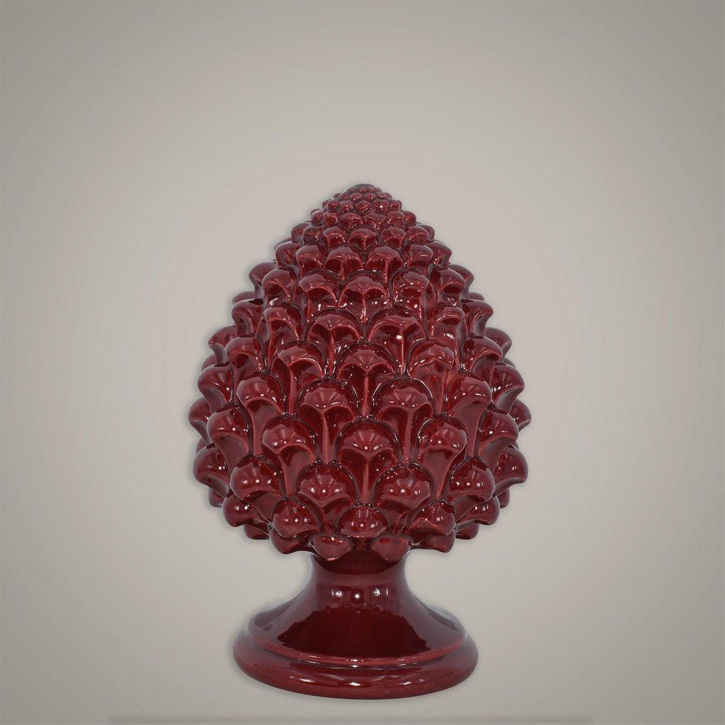 Pigna semilavorata altezza 15/35 Bordeaux integrale